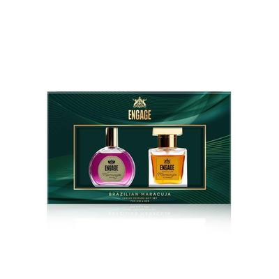 Engage Braziliaanse Passievrucht Luxe Parfuum Cadeauset voor Mannen & Vrouwen 25ml x 2, Unisex Parfum