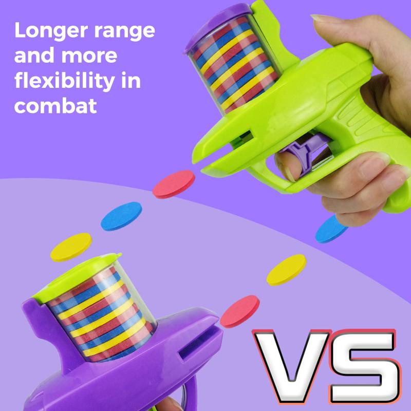 Foam Disc Blaster Toy Lightweight Easy Operate Durable Children Plaything Suitable for Backyard Activities Family Picnics Party Fun