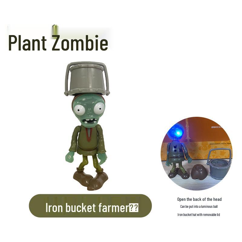 Plants Vs. Zombies Toy Set: Bewitching Mushroom, Fish Hook, Grassland Mine, Flaming Tree, Poison Pea