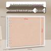 Multi-Size DIY Photo Album Binder with Black Card Pages