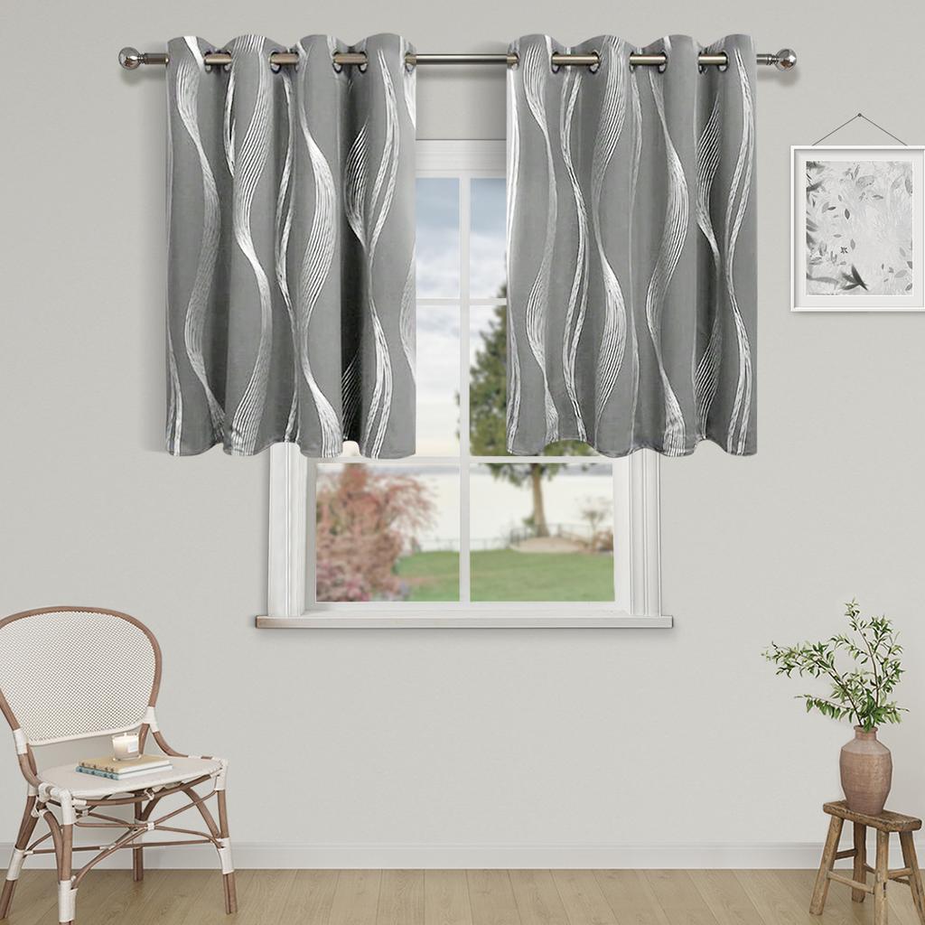 2025Silver Wave Curtains High Precision Blackout Curtains Living Room Sun Protection Heat Insulation Curtains