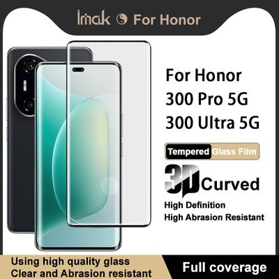 Dla Honor 300 Ultra Pro 5G Szkło IMAK 3D Zakrzywione Pełnoekranowe Szkło Hartowane Folia