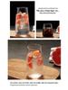 Transparant Noordse Minimalistische Glazen Kop met Grote Buik voor Sap, Drank of Bier