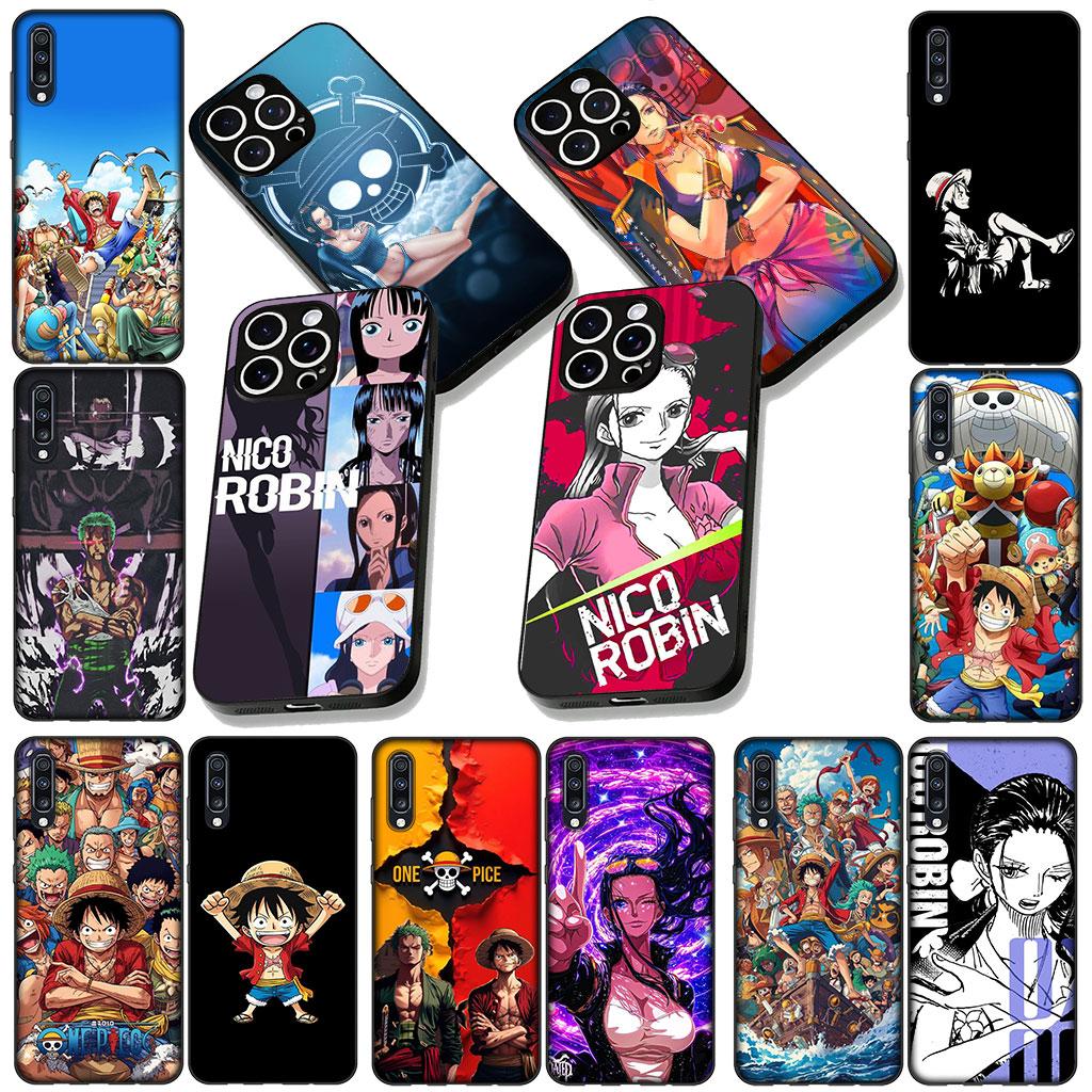 Cover for Samsung Galaxy S22 S21 S20 FE Ultra Plus A35 A36 A55 A37 A33 A34 A57 Case Roronoa Zoro One Luffy Nico Robin Piece