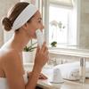 Silicone Face Cleansing Device 4 Replaceable Brush Heads Face Scrubber Makeup Removal