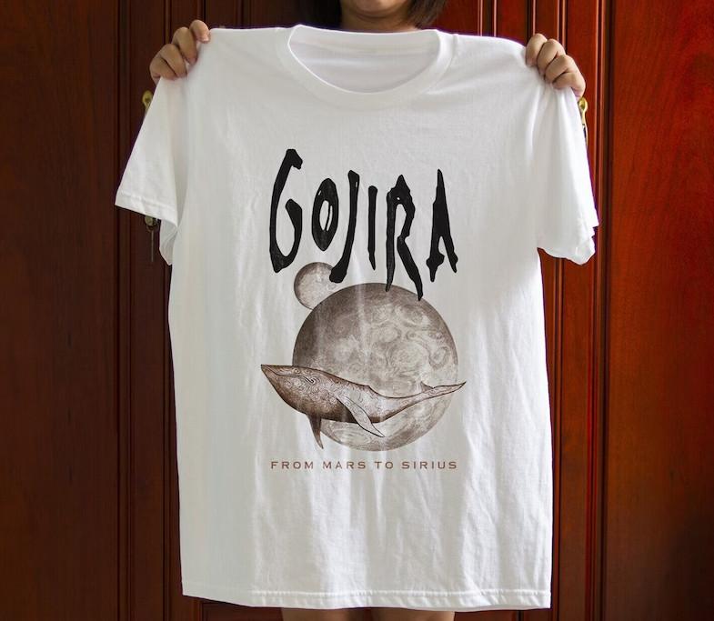 Gojira From Mars To Sirius 2005 Alum Promo T-Shirt Gojira T-Shirt Gojira Band XL