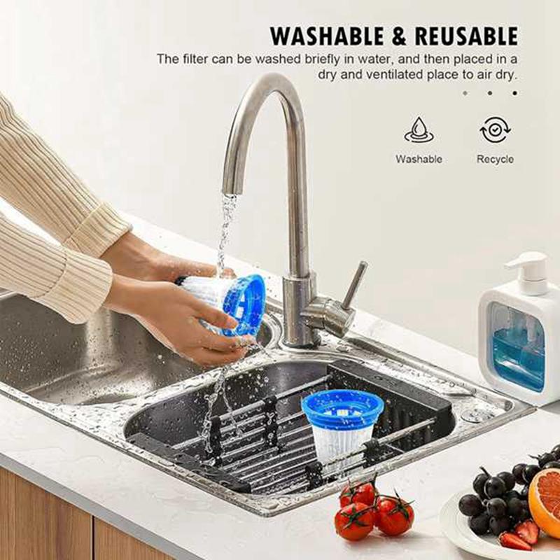 Pachet de 5 filtre HEPA de schimb 520280 pentru aspiratorul fără fir DS1030, filtre HEPA lavabile și reutilizabile