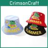 Krokodil Kinder Sommer Sonnenschutzhut mit breiter Krempe Atmungsaktives Polyester für Kinder Alter 15