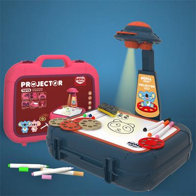 1 Set Zeichenprojektortisch für Kinder, Projektorspielzeug zum Nachzeichnen und Zeichnen, intelligentes Projektionszeichenbrett, Spielzeug für Kinder von 3–5 Jahren, Mal- und Zeichentisch