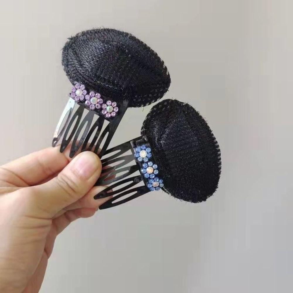 Blume DIY Haarstyling-Werkzeug Unsichtbar Unsichtbares Volumen Haarspange Haarkissen für den Kopf Täglich