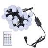 G40 25LED Globe Bulb String Light 16.4ft RGB Fairy Light for Party Wedding Decor 100?240VUK Plug