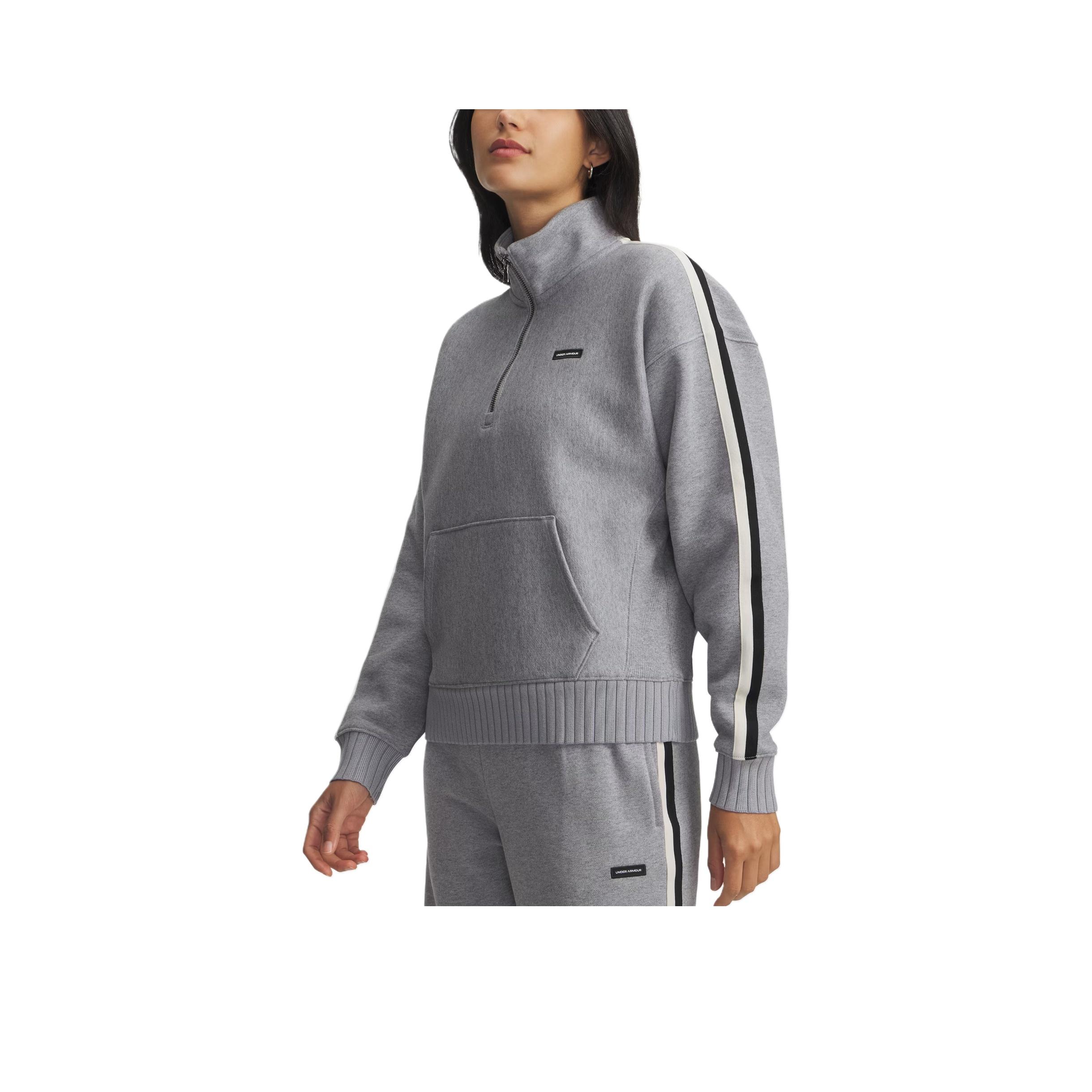 

Under Armour Icon Fashionable Versatile Simple Solid Color Beautiful Hoodie Women hoodies 6004850-011 XL