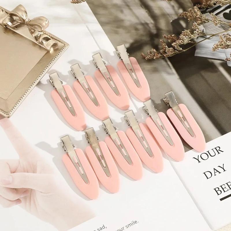 10pcs/Kit No Bend Seamless Hair Clips Side Bangs Barrette Makeup Washing Face Accessories Women Girls Styling Hairpins