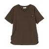Women's Plus Size Loose Fit Solid Color Short Sleeve Summer Tee
