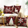 Pillow Cushion Christmas Pillow Case Decoration Nordic Christmas Series Sofa Living Room Bedroom Pillow Case