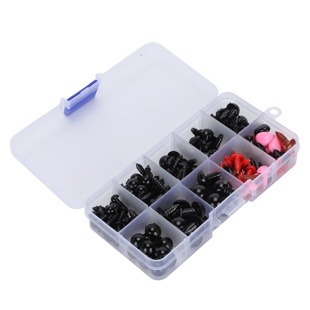 Plastic Eyes Noses with Washers Plush Doll Teddy Bear Stuffed Animals Toy DIY AccessoriesE