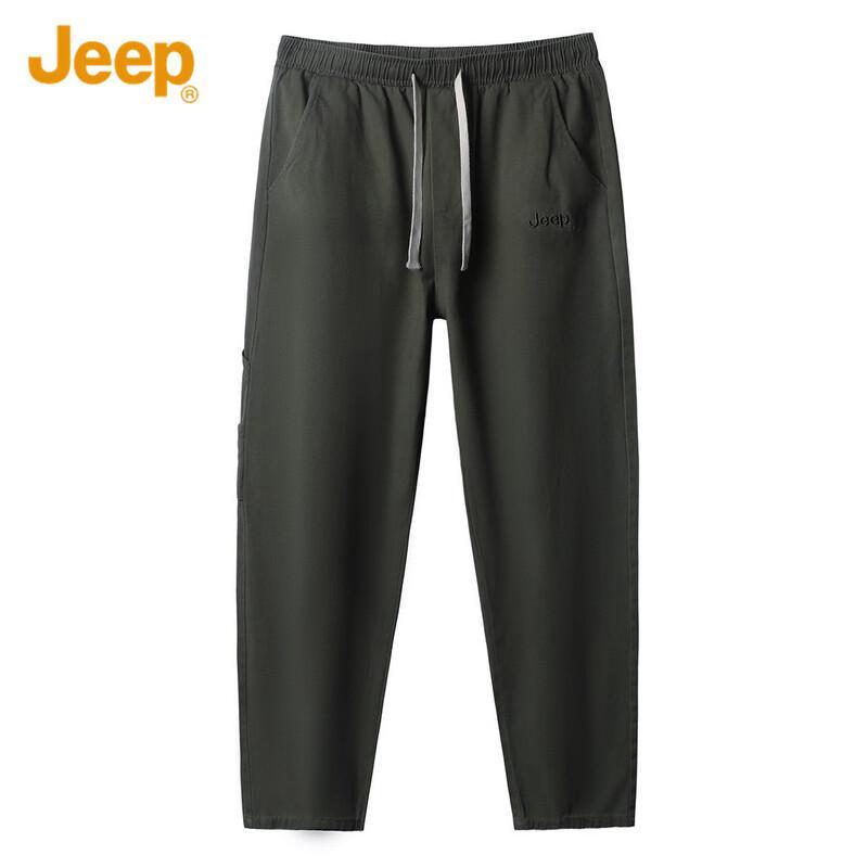 JEEP Men s Summer Ice Silk Casual Straight Fit Pants 2XL