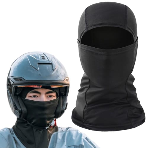 Thin, Summer Full Face Mask, Sweat-Wicking, Quick-Drying, for Motorcycles, Cycling, and Outdoor Activities, Airsoft, Breathable, and Quick-Drying, Uni