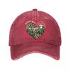Heart Nature Baseball Cap  New Vintage Washed Cotton Baseball Cap Parent Kids Sun Hats