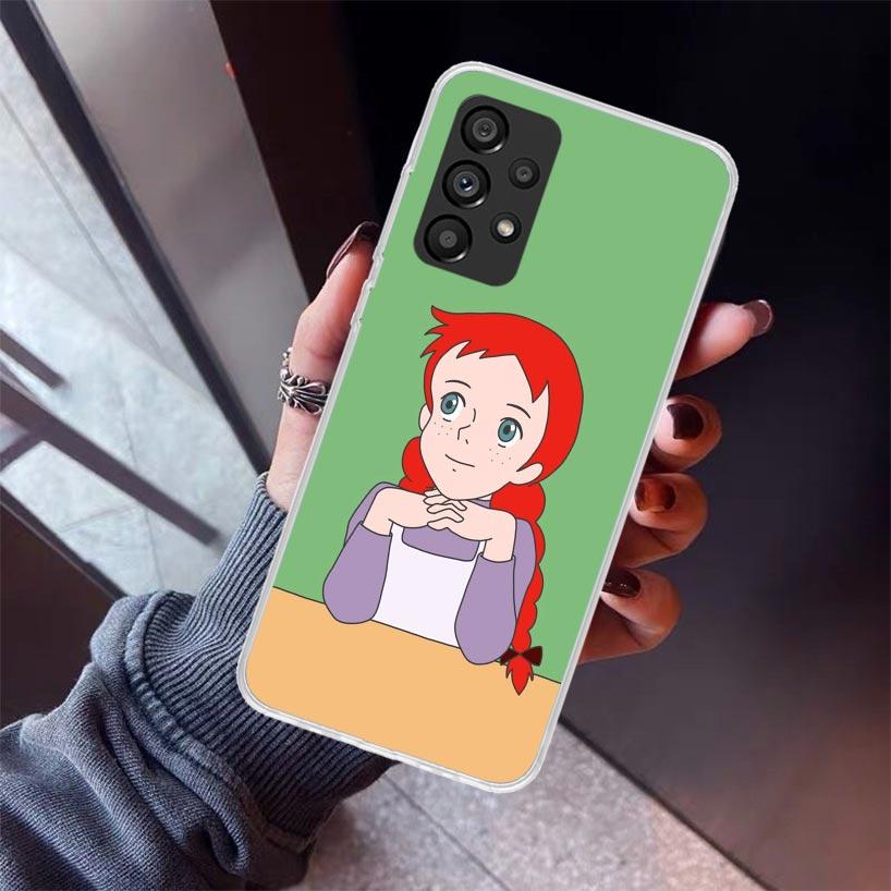 

A-Anne Of Green Gables Shirley Phone Case For Samsung Galaxy A12 A52S A42 A32 A22 A51 A50 Note 20 Ultra 10 S10 Plus A71 A70 A31 Samsung A12 5G