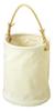 KOZUCHI 6 Canvas 30cm Diameter X 35cm W No. Electrician's Bucket, White, Height, KB-01-30