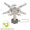 Camp Stove Ultralight Backpacking Stove Stainless Steel Collapsible Stove Burner Aluminum Alloy Ideal for Hiking Outdoor Cooking