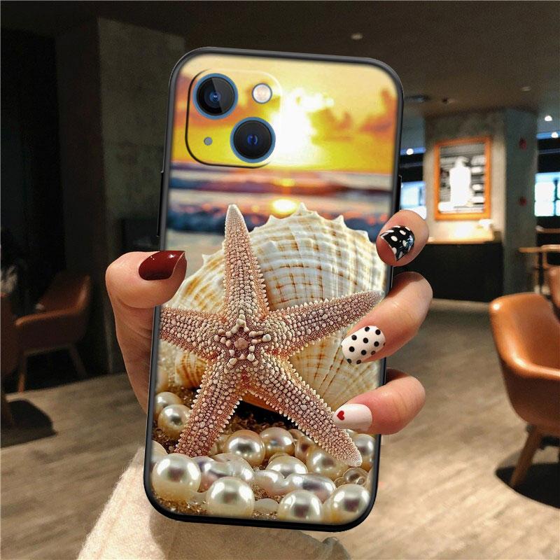 IK25 Conch Starfish New High-End Shell Phone Case for Xiaomi Poco C40 C50 C51 C55 C65 C71 C75 F3 F5 F6 F7 M2 M3 Pro Ultra