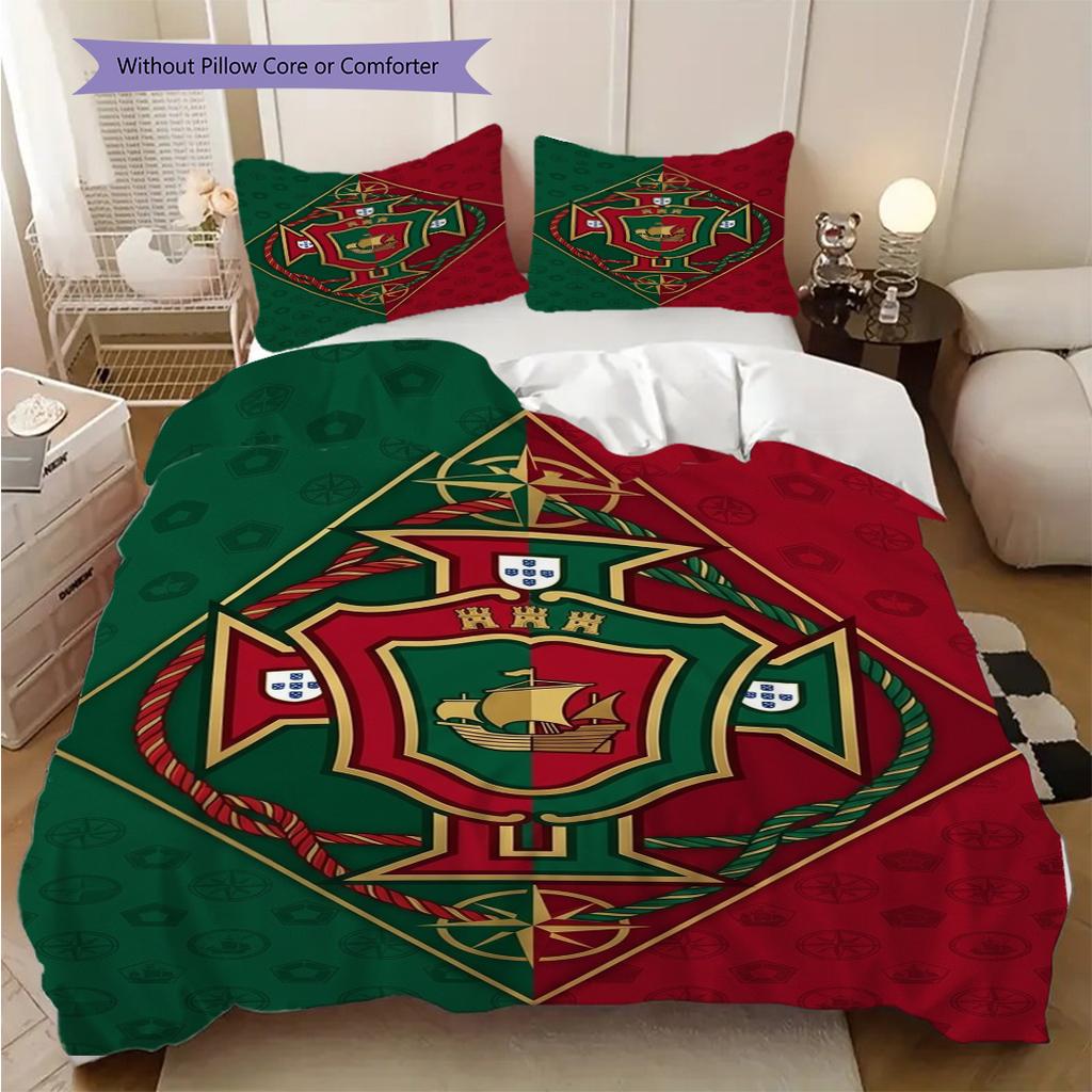 National Pride Heritage Three-piece set (1 * duvet cover + 2 * pillowcase, without core) Duvet cover and pillowcase Soft and comfortable