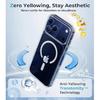 Transparent Magnetic Case For iPhone 17 16 Pro Max 15 14 Plus Wireless Charge Cover 13 12 Mini 17 Air Magsafe Protection Case