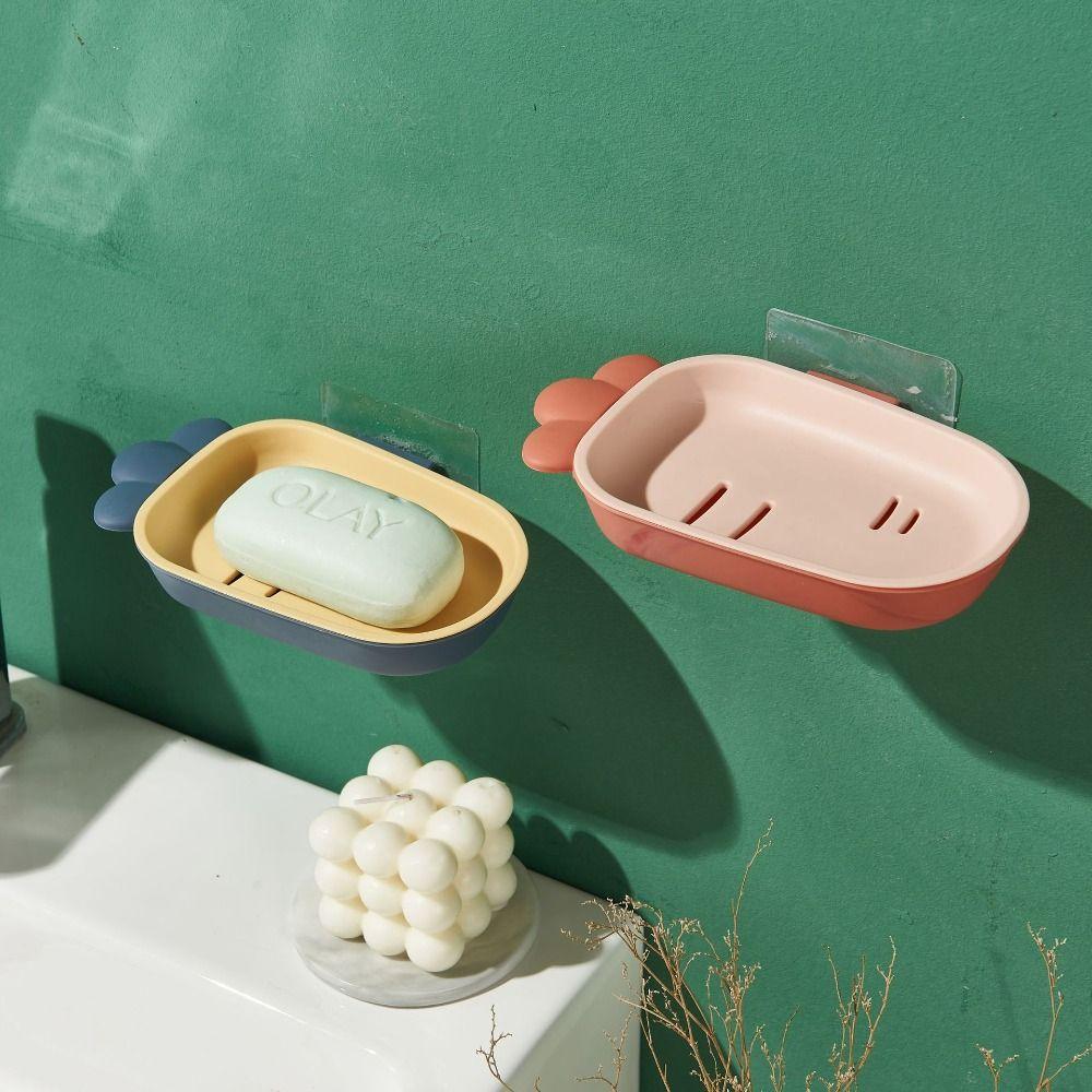 

Plastic Carrot Soap Dish Cute Soap Rack Storage Organizer Soap Box Bathroom