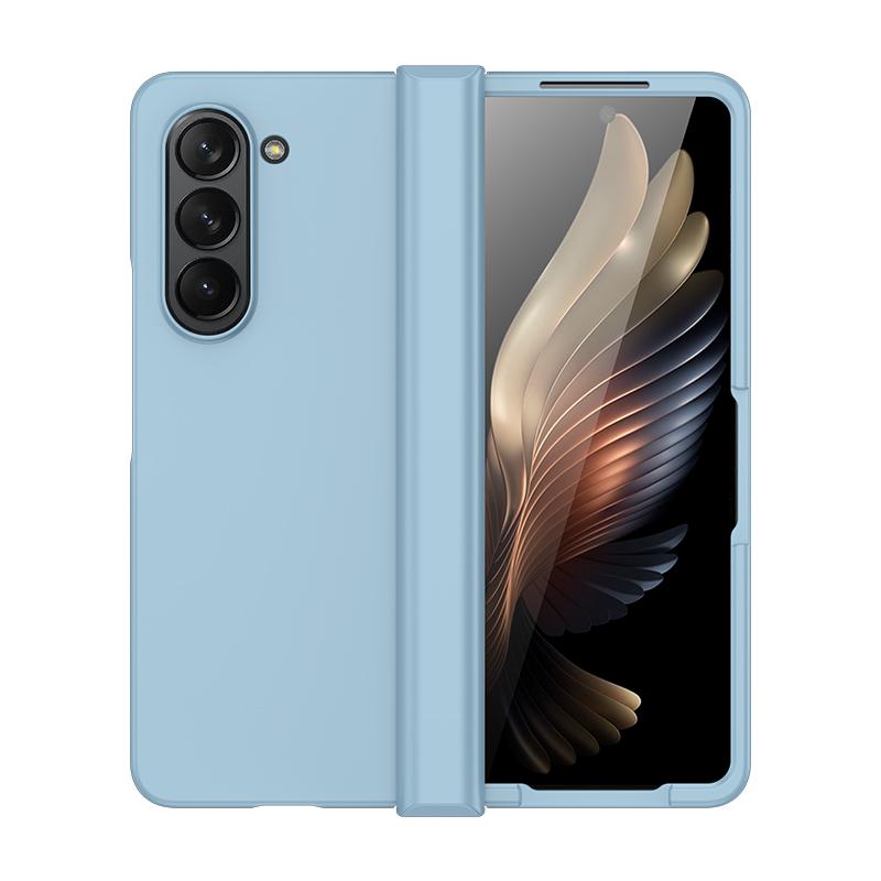 Für Samsung Z Fold 6 Faltbares Handyhülle Hautgefühl Frosted Vollschutz für Samsung Z Fold 4 5 Handyhülle