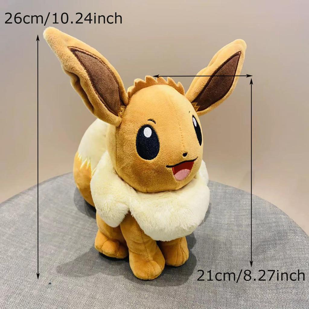 18-28cm Plush Toy Grookey Sprigatito Oshawott Leafeon Espeon Morpeko Gonbe Mimikyu Anime Figure Peluche Toys