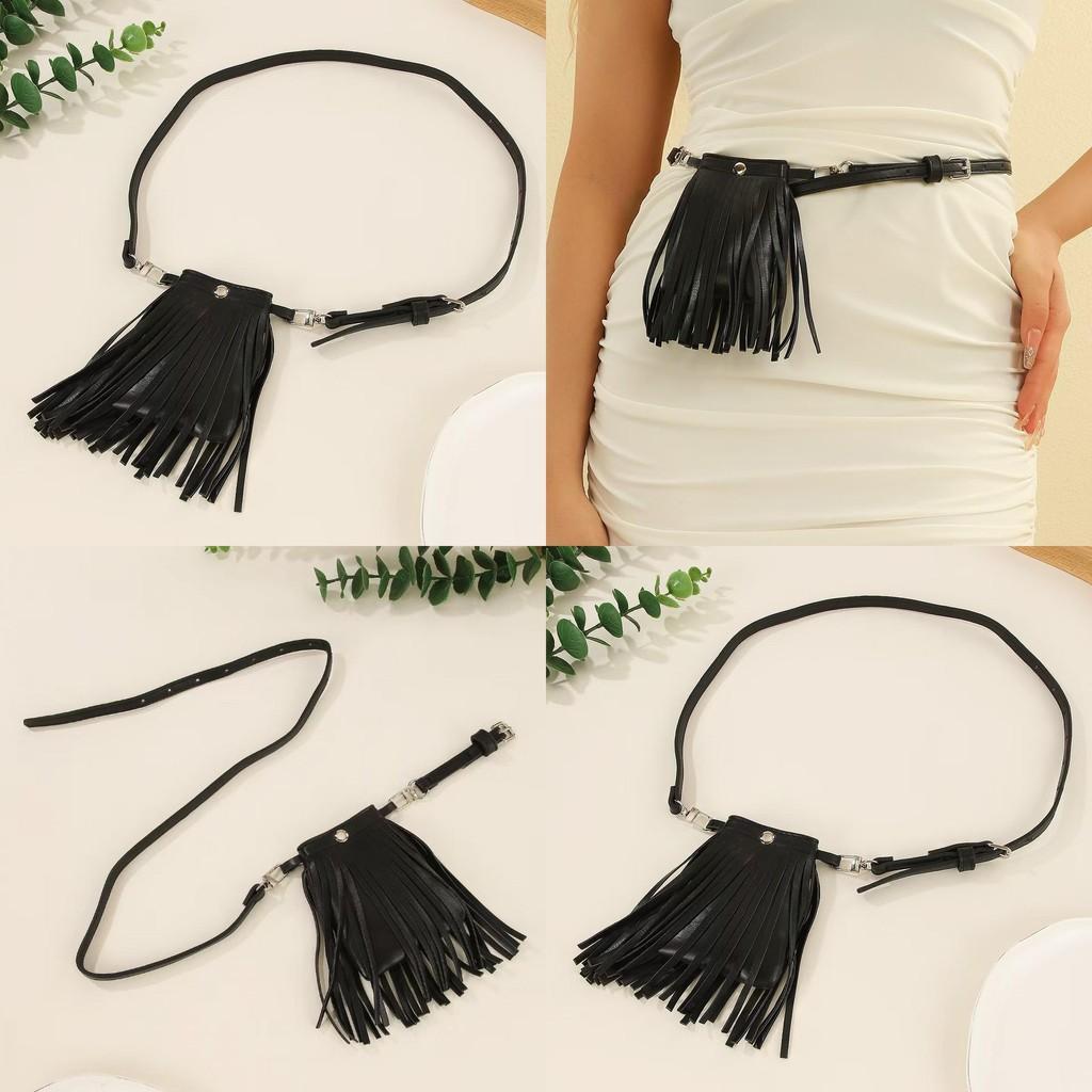 Solid Leather Color Belt Riveted Decoration Pin Closure Casual Outfits Festival