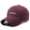 Vintage Letter Embroidered Baseball Cap Men Women Cap
