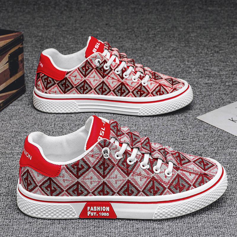 Men's Shoes Summer Breathable One-pedal Versatile Casual Board Shoes Niche Original Sports Canvas Shoes