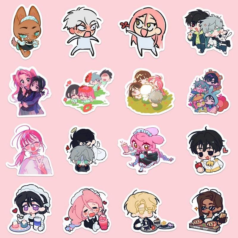 10/80Pcs Cartoon Anime AlienStage Cute Stickers for Laptop Funny Luggage Skateboard Home Wall Cartoon Kids Decoration