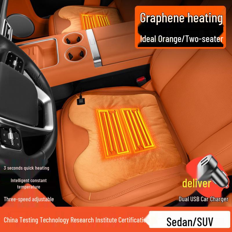 Kompatybilny z Oshan X5/X7PLUS i Z6: Kosei Flanelowa Podgrzewana Poduszka na Siedzenie Samochodowe