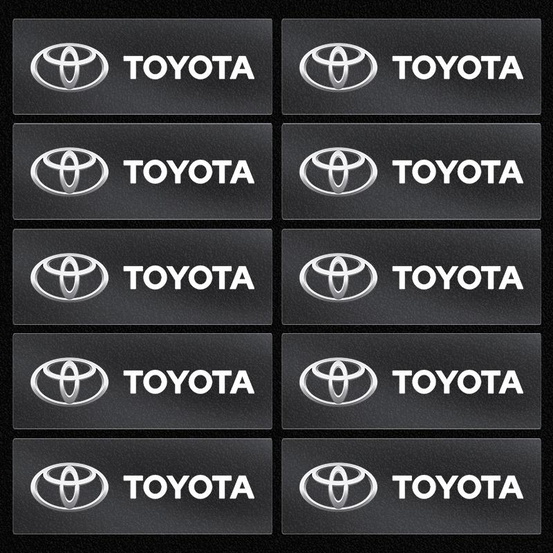 1/5/10Pc Car Interior Random Stickers Car Steering Wheel Emblem Styling for Toyota TRD GR Corolla Yaris Chr Auris RAV4 Camry Highlander