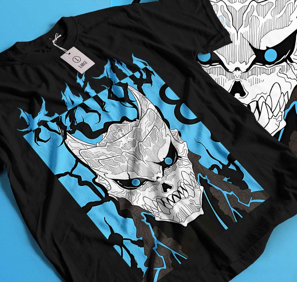 

Kaiju No 8 Mina Shiro Kaiju T-Shirt Otaku Anime Soft Tee Gift Shirt All Size 157 4XL