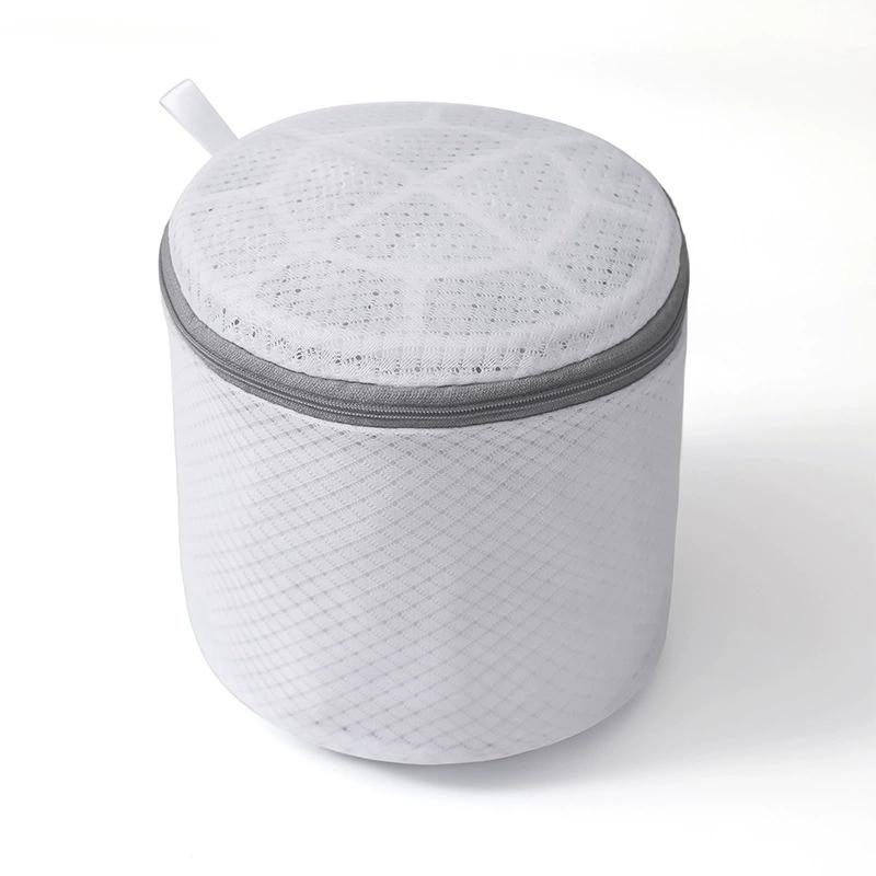 

1/2/3pcs-Women Lingerie Bra Underwear Laundry Washing Bags Net Mesh Clothes Sock Organizer Zip Bags Hosiery SaverBras Protector grey