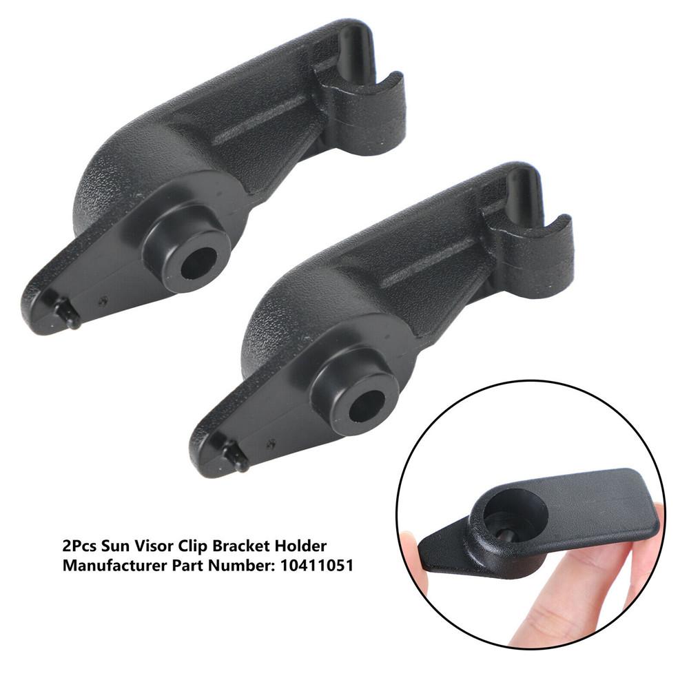 Pair of Sun Visor Mount Brackets 10411051 for Chevrolet Corvette C597-04