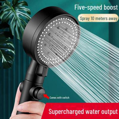 Ensemble de pommeau de douche à effet pluie pressurisé pour bain domestique, tuyau de chauffe-eau et pommeau de douche Yuba