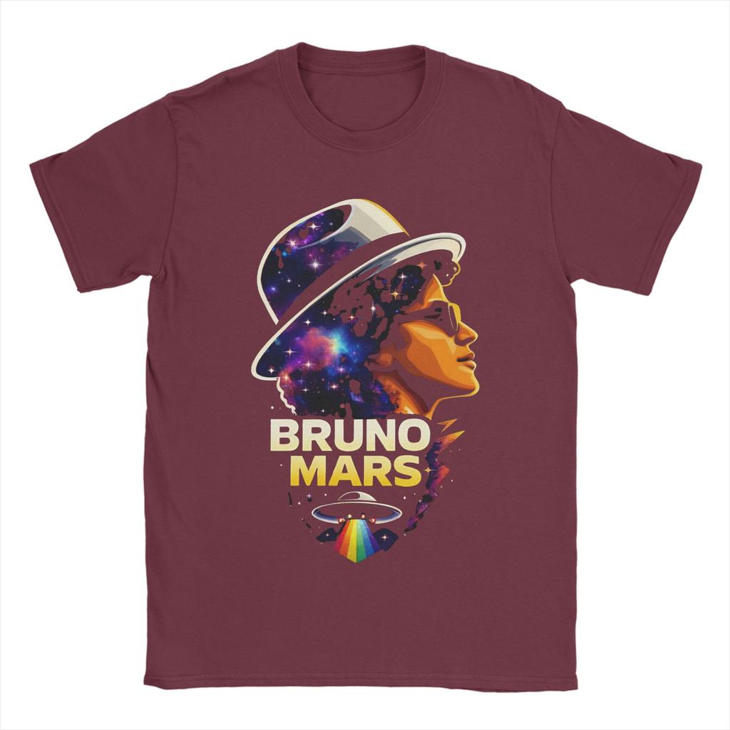Bruno Mars Rapper T Shirts for Unisex Cotton Funny TShirts O Neck  Tees Short Sleeve Clothes Gift Idea