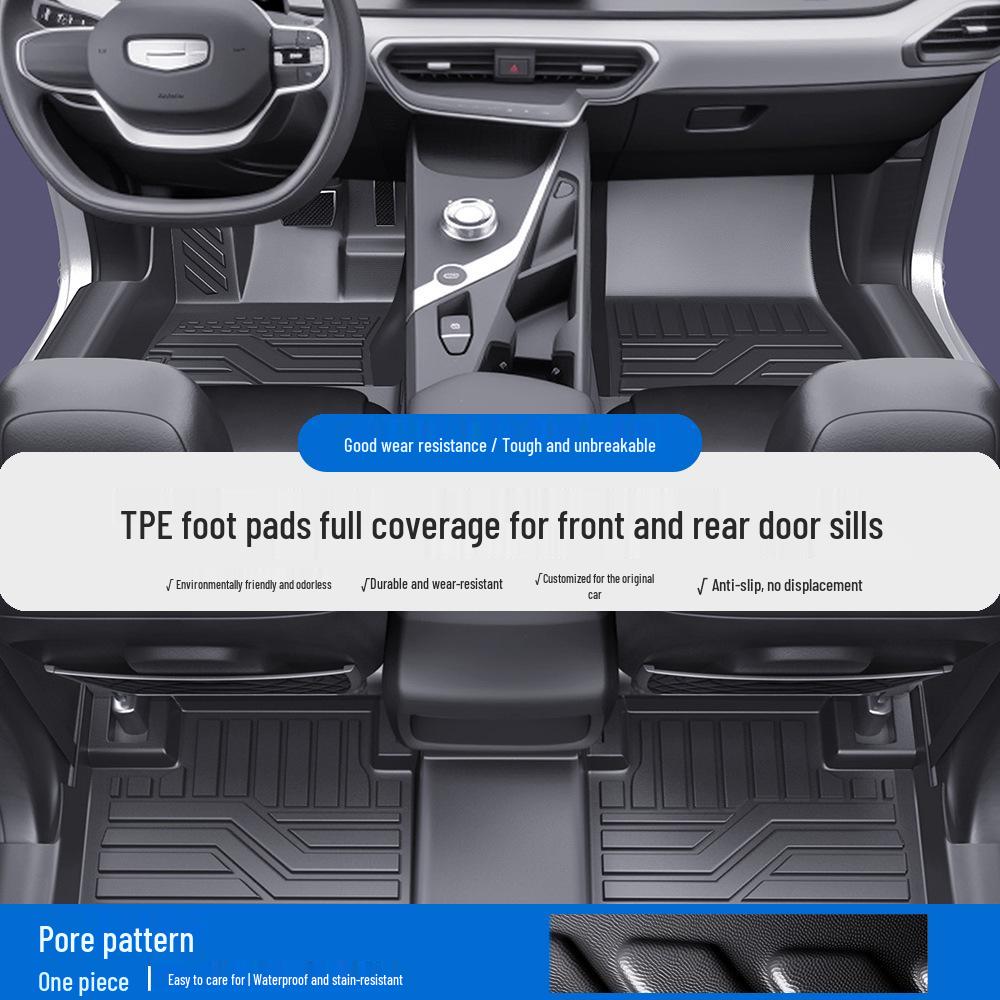 Full Coverage TPE Car Floor Mats & Door Sill for Geely Geometry Series