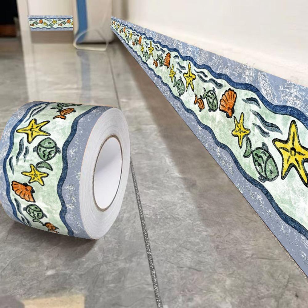 Samolepicí soklová lišta na zeď Zesílená samolepka na zeď DIY Lišta Obývací pokoj