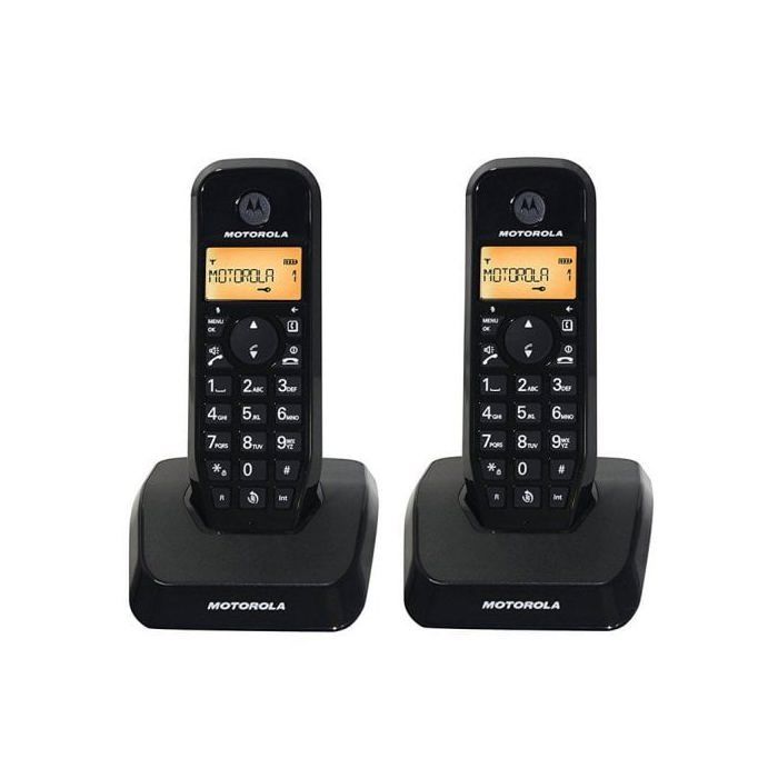 Motorola Startac S1202 Téléphone Sans Fil Avec ID D'appelant DECT\GAP Noir + Combiné Supplémentaire