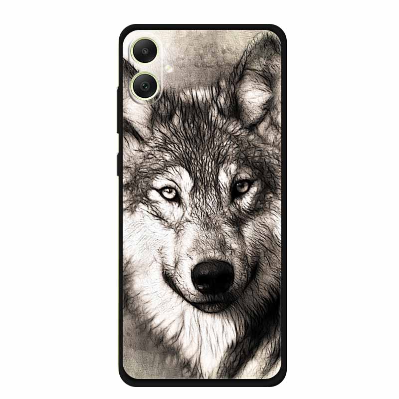 For Samsung Galaxy A05 F05 M05 Case A 05 Coque Black Silicone TPU Soft Back Cover Case For Samsung Galaxy A06 M06 F06 Phone Case