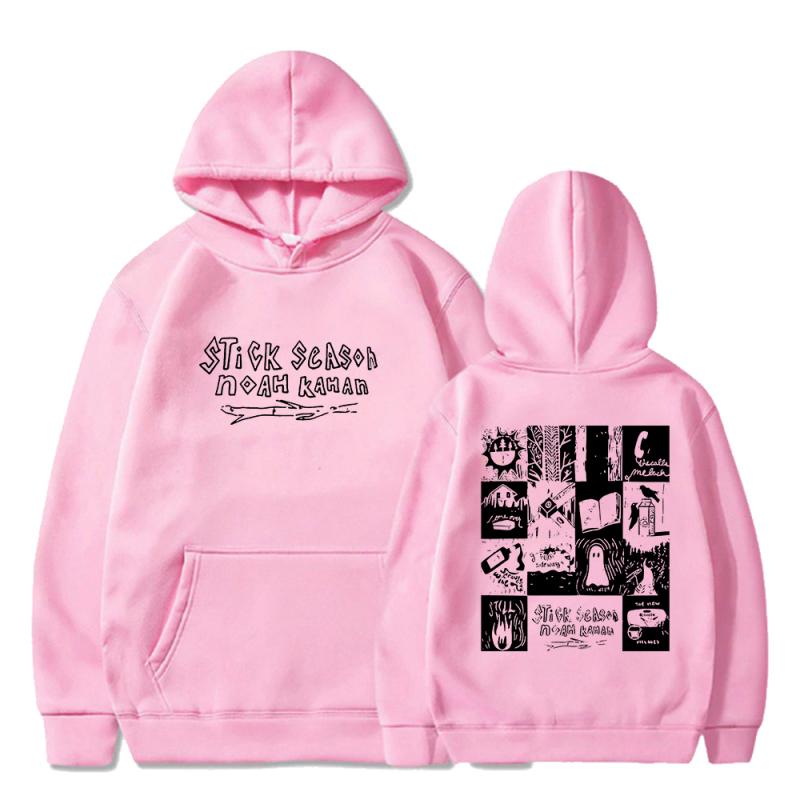 

Noah Kahan Stick Season Hoodie 2023 World Tour Long Sleeve Streetwear Жінки Чоловіки Толстовка з капюшоном Хіп-хоп одяг L