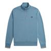Fred Perry Unisex Adult Half Zip Tipped Sleeve Sweatshirt