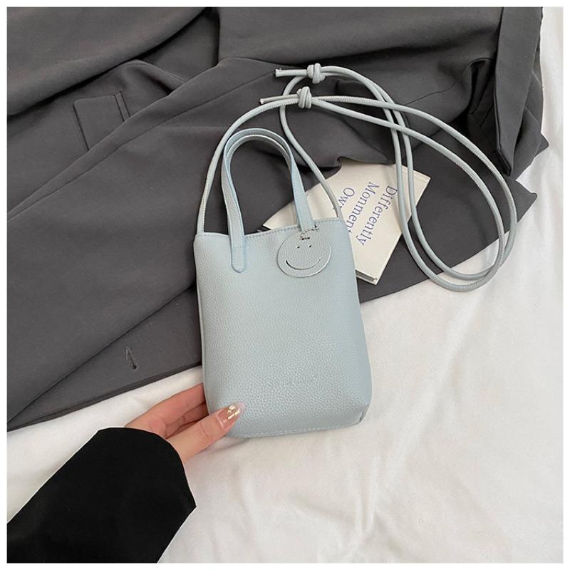 Fashion Solid Color Simple Casual Versatile Summer Popular Fashion Handbag Premium Vertical Shoulder Messenger Bag